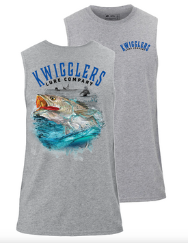 KWigglers Wading for Trout Sleeveless T-Shirt